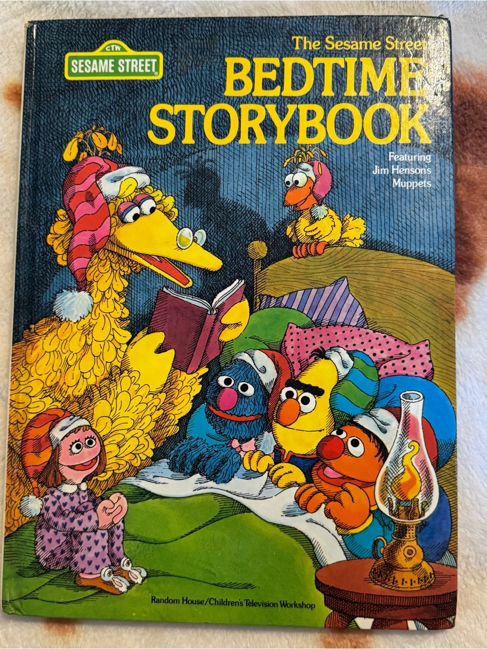 1978 The Sesame Street Bedtime Storybook Vintage Hardback Children’s Book